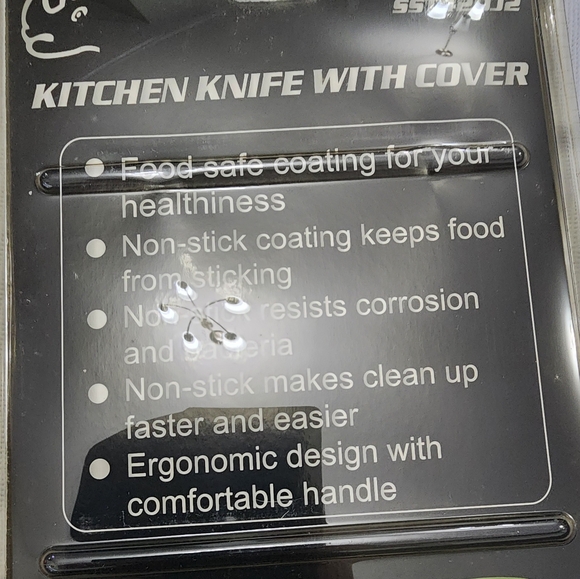 2 Rhino Stainless Steel 7inches Kitchen Knife with Cover - Picture 3 of 3